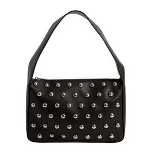 BCBGeneration Black Studded Shoulder Bag